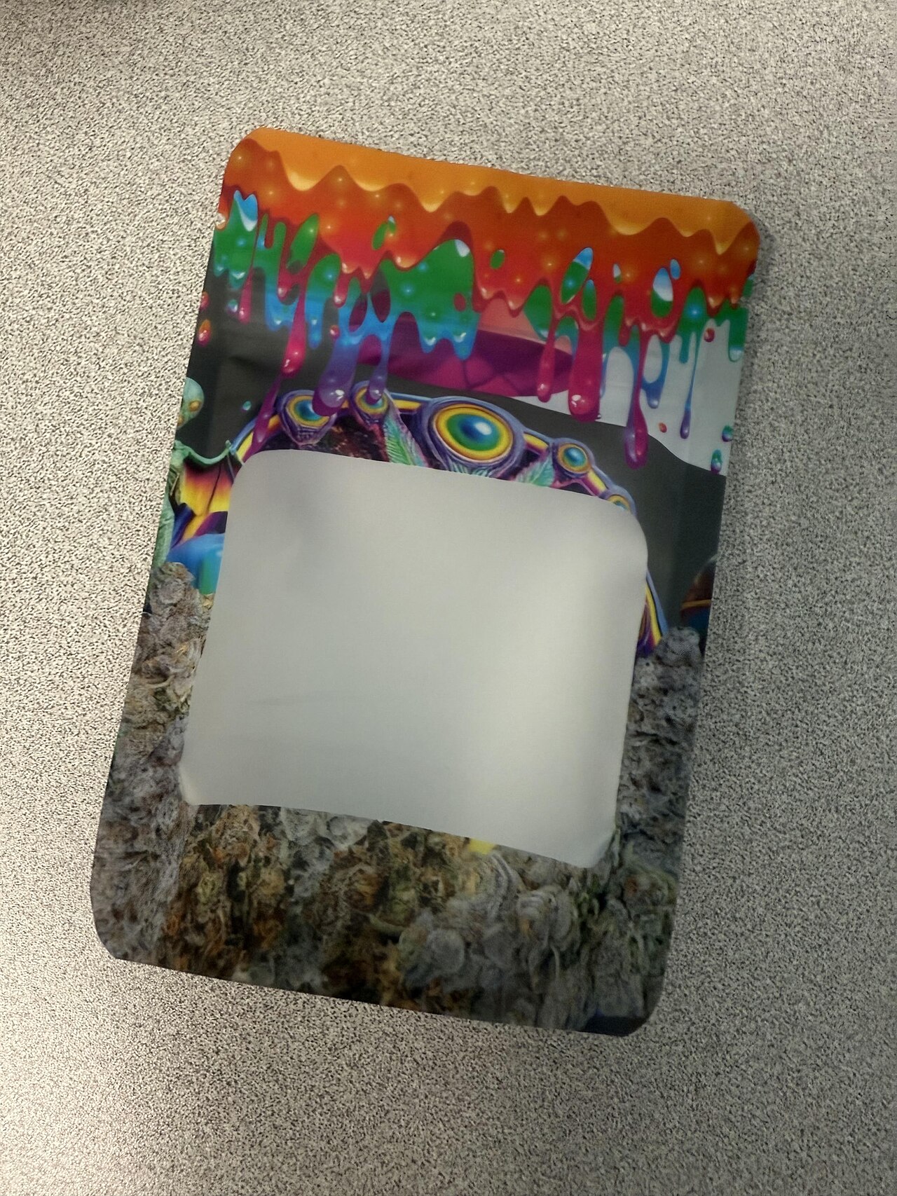 Образец печатной упаковки Mylar.