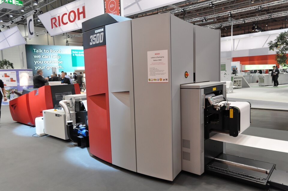 Xeikon 3500 на drupa 2012.